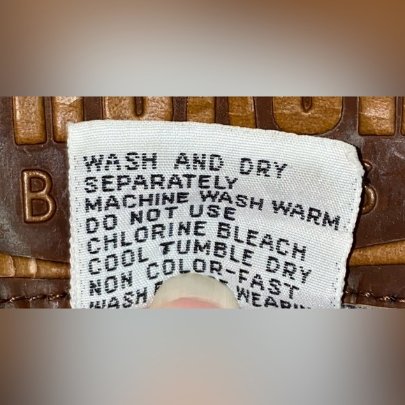 JORDACHE denim button front jacket bows and zippers medium blue vintage size M - Picture 14 of 15